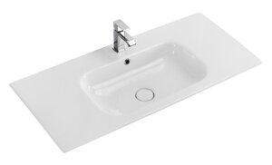 Изображение товара Раковина кухонная или ванной Cezares CZR-NAT-100-LVB 100 см керамическая белая