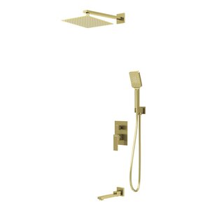 Изображение товара Душевая система Grossman Style 501.K35.05.320, золото сатиновый