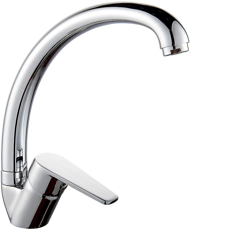 Изображение товара Смеситель Voda Level LV519 для кухонной мойки хром с поворотным изливом