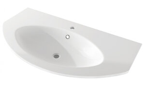 Изображение товара Раковина Cezares Eden 50177, 90 см, искусственный камень, белый