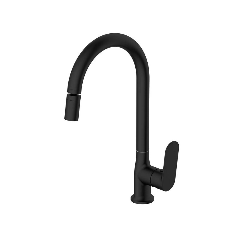 Изображение товара Смеситель Voda Shore Black SHR519BAR для кухонной мойки черный