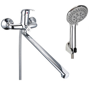 Изображение товара Смеситель Voda Sky SY 31 для ванны и душа, с душевым гарнитуром, цвет хром