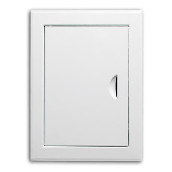 Изображение товара Сантехнический металлический люк Wester 40х30 см с магнитом и замком, монтаж в стены и потолок