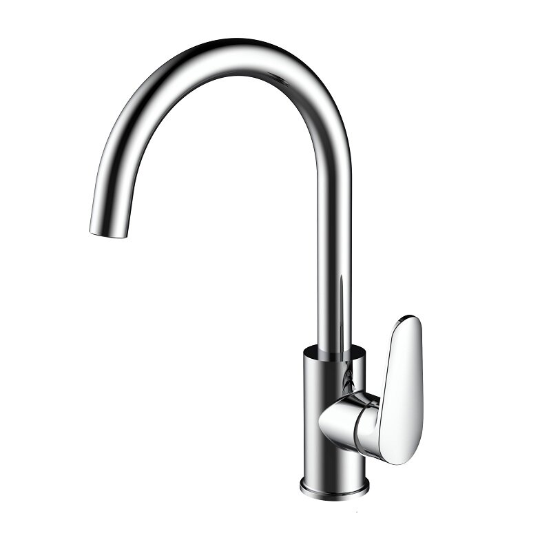 Изображение товара Смеситель для кухонной мойки Voda Splash SPL519 хром 360 поворотный