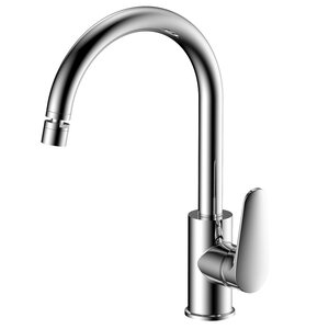 Изображение товара Полимерный смеситель Voda Splash SPL519flex для кухонной мойки, цвет хром