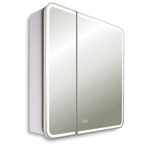 Изображение товара Зеркальный шкаф Silver Mirrors Alliance LED-00002920, 80 см, с LED-подсветкой, подогрев, цвет белый