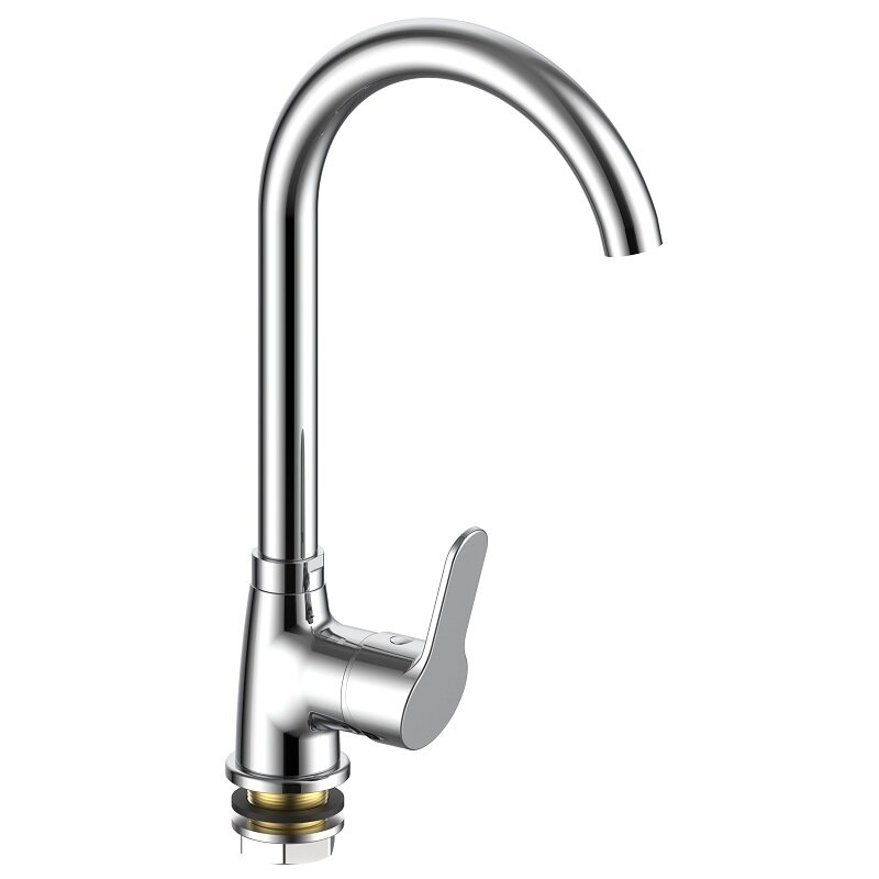 Изображение товара Смеситель Voda Tide TD519 для кухонной мойки хром 5 лет гарантии