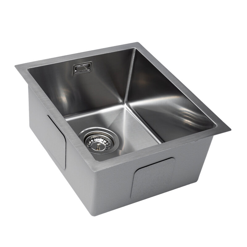 Изображение товара Кухонная мойка Grandex Aqua Proline 39 см, нержавеющая сталь, цвет сатин