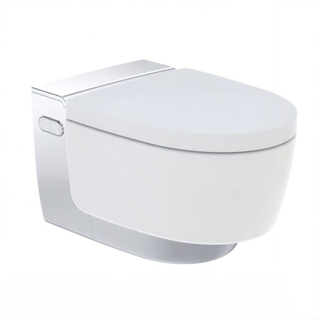 Изображение товара Электронный унитаз Geberit Aquaclean Mera Classic 146.204 11.1 подвесной, безободковый и крышка-биде, альпийский белый Изображение товара Электронный унитаз Geberit Aquaclean Mera Classic 146.204 11.1 подвесной, безободковый и крышка-биде, альпийский белый