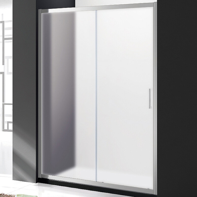 Изображение товара Душевая дверь Cezares Molveno-BF-1-110-P-Cr 110 см стекло Punto хром