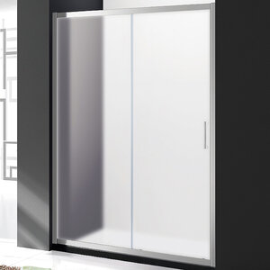 Изображение товара Душевая дверь Cezares Molveno-BF-1-110-P-Cr, 110 см, стекло Punto, профиль хром