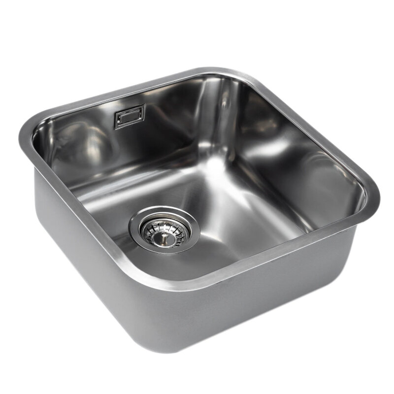 Изображение товара Кухонная мойка Grandex Aqua Select 200333, 44 см, нержавеющая сталь, цвет сатин Изображение товара Кухонная мойка Grandex Aqua Select 200333, 44 см, нержавеющая сталь, цвет сатин