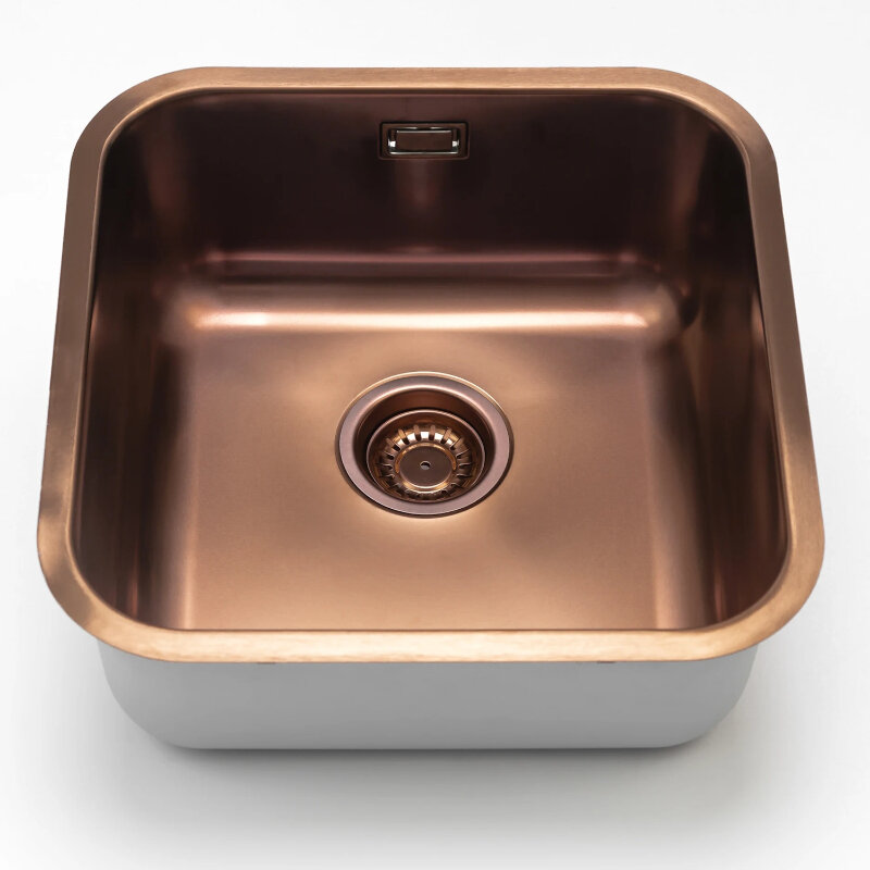 Изображение товара Кухонная мойка Grandex Aqua Select 2003332 44,5 см из нержавеющей стали медь