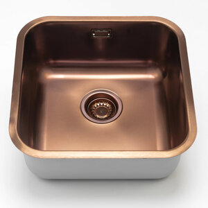Изображение товара Кухонная мойка Grandex Aqua Select 2003332 44,5 см из нержавеющей стали медь