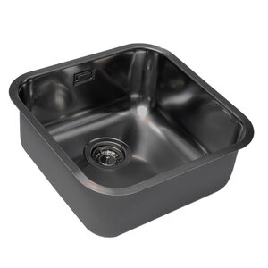 Изображение товара Кухонная мойка Grandex Aqua Select 2003333 44.5 см из нержавеющей стали, графит