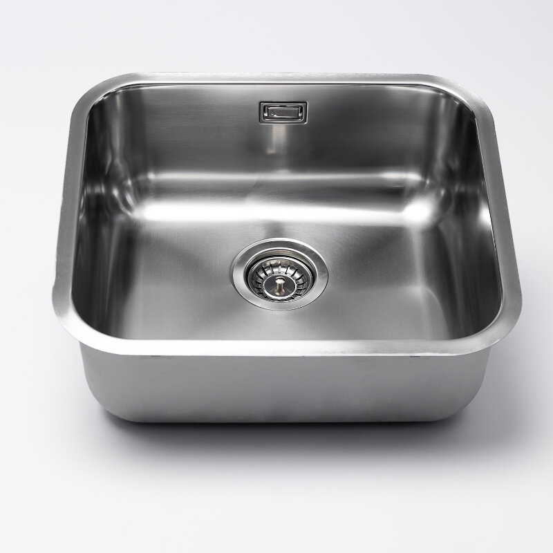 Изображение товара Кухонная мойка Grandex Aqua Select 200334, 49 см, нержавеющая сталь, цвет сатин Изображение товара Кухонная мойка Grandex Aqua Select 200334, 49 см, нержавеющая сталь, цвет сатин