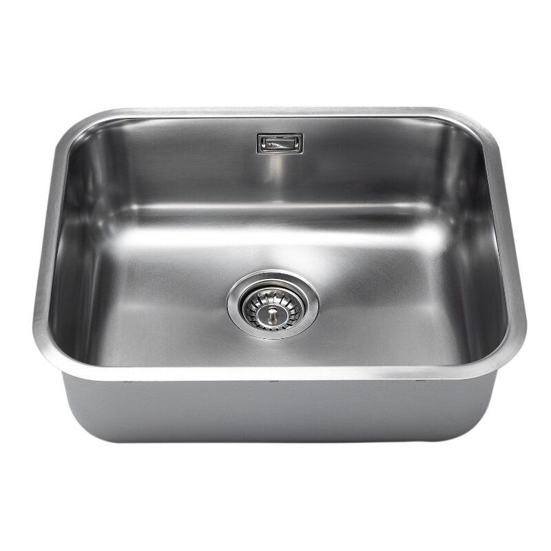 Изображение товара Кухонная мойка Grandex Aqua Select 200336 из нержавеющей стали 54 см сатин