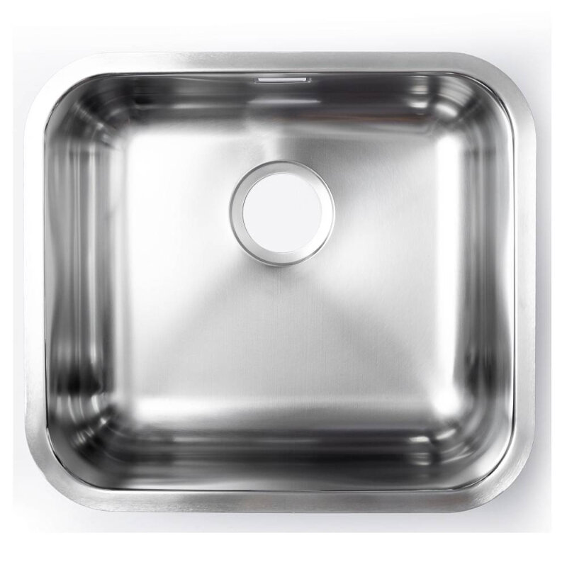 Изображение товара Кухонная мойка Grandex Aqua Select 200332 из нержавеющей стали 42 см сатин