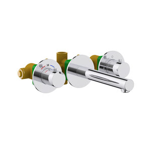 Изображение товара Смеситель для раковины Timo Saona 2382/00SM с термостатом хром встроенный