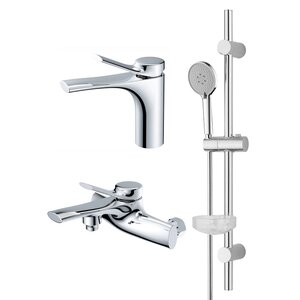 Изображение товара Комплект смесителей для ванны Orange Organic M27-611cr, цвет хром