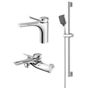 Изображение товара Комплект смесителей для ванны Orange Organic M27-711cr, цвет хром