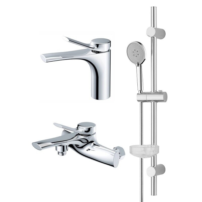 Изображение товара Комплект смесителей для ванны Orange Organic M27-511cr, хром, немецкое качество