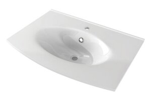 Изображение товара Раковина Cezares 82416, 101 см, стекло, белый