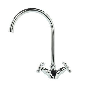 Изображение товара Смеситель для кухни Orange Alfi3 M11-005cr, с поворотным изливом, цвет хром