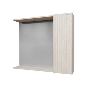 Изображение товара Зеркальный шкаф Grossman Юнит-80, 2080112, 80 см, подвесной, цвет кадена лайт