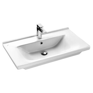 Изображение товара Раковина Santek Миранда 1WH302251, 80 см, фарфор, цвет белый