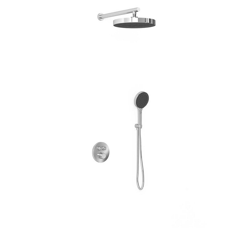 Изображение товара Душевая система Vincea Inspire VSFW-3I22MT2CH, термостатическая, на 2 потребителя, цвет хром Изображение товара Душевая система Vincea Inspire VSFW-3I22MT2CH, термостатическая, на 2 потребителя, цвет хром