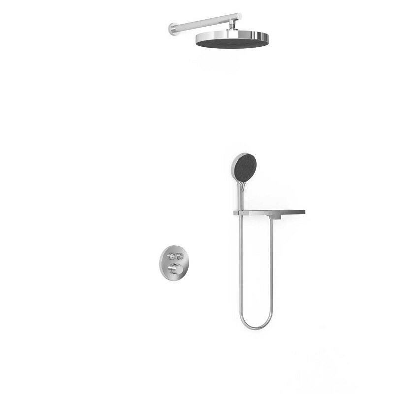 Изображение товара Душевая система Vincea Inspire термостатическая хром 4 режима Rain Pulsating SPA Mist