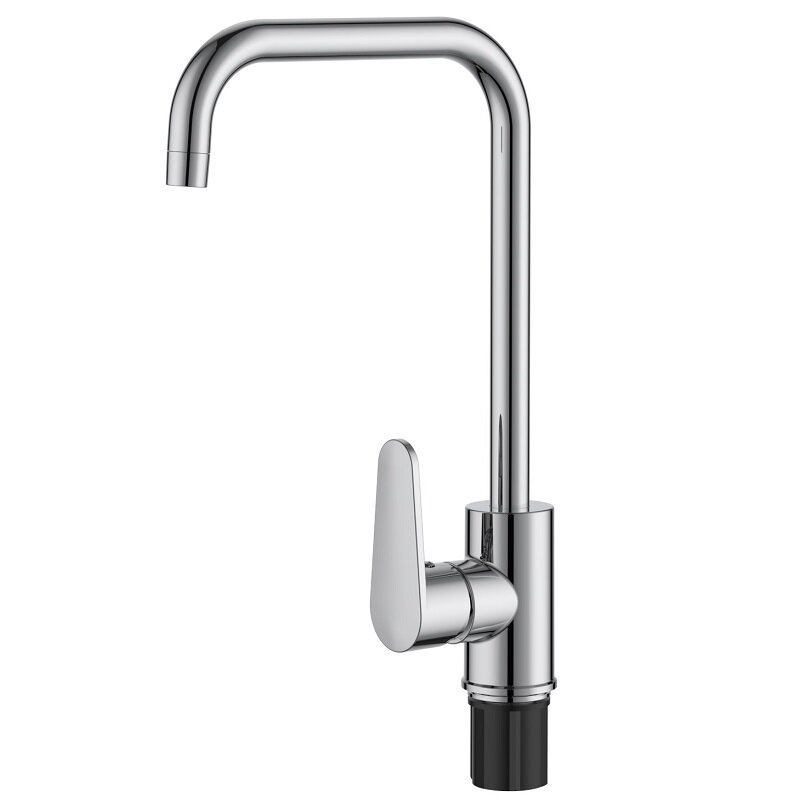 Изображение товара Полимерный смеситель Voda Waterfall WF519 для кухни хром однорычажный