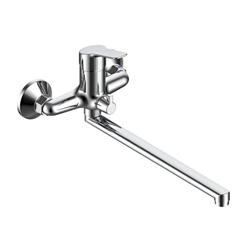 Изображение товара Смеситель Voda Wave WA31 для ванны и душа, с душевым гарнитуром, цвет хром