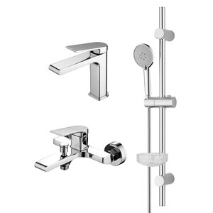 Изображение товара Комплект смесителей для ванны Orange Gauss M30-511cr, цвет хром