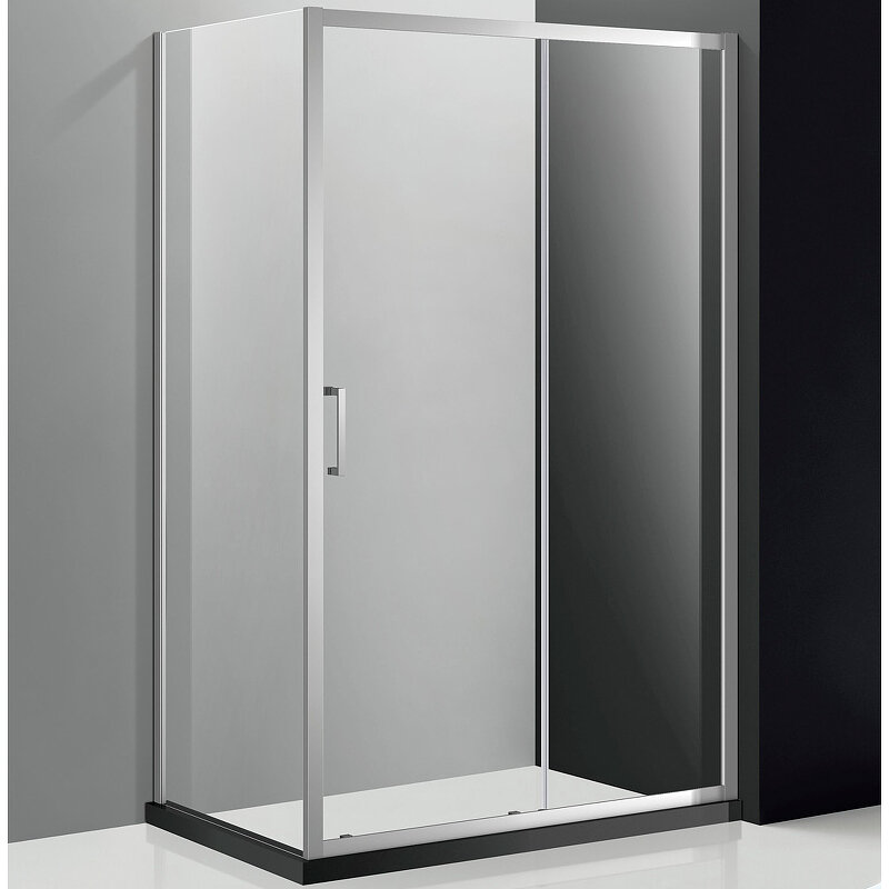 Изображение товара Душевой уголок Cezares Molveno-AH-11-130/100-C-Cr-IV 130x100 см раздвижной прозрачное стекло хром п