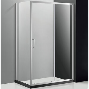 Изображение товара Душевой уголок Cezares Molveno-AH-11-130/100-C-Cr-IV, 130 x 100 см, стекло прозрачное, профиль хром