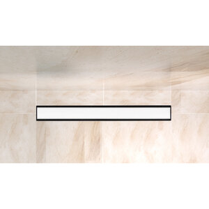 Изображение товара Дренажный канал BelBagno Luce BB-LD-LUCE-70-BIANCO, 70 см, с решеткой под плитку, цвет белый матовый