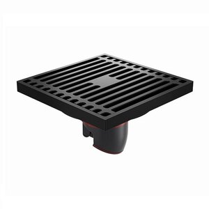 Изображение товара Душевой трап Orange, TR01-005b, 10 х 10 см, цвет черный