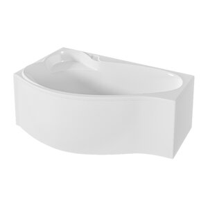 Изображение товара Ванна акриловая 1MarKa Gracia 01гр1590лкп/01гр1590пкп, 150 x 90 см, левая/правая, цвет белый