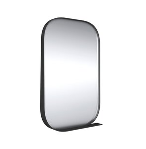 Изображение товара Зеркало Grossman Неро-50 с полкой, черное, 50х80 см, подвесное