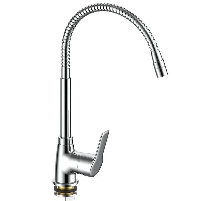 Изображение товара Смеситель Voda Wave WA519S с гибким изливом для кухни