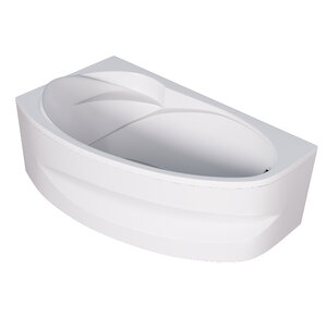 Изображение товара Ванна акриловая 1MarKa Julianna 01дж1695лкс2+/01дж1695пкс2+, 160 x 95 см, левая/правая, цвет белый