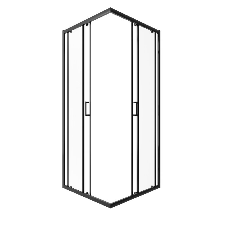Изображение товара Душевой уголок Alex Baitler AB1490B1, 90 х 90 см, стекло прозрачное, профиль черный