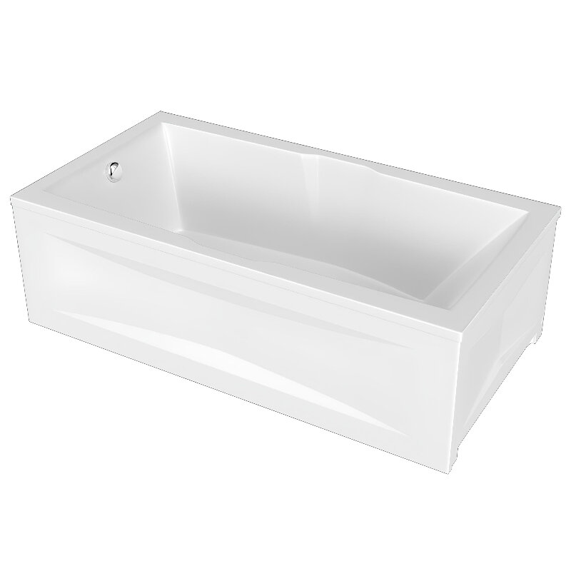 Изображение товара Ванна акриловая 1MarKa Korsika 01кр1910кс2+, 190 x 100 см, цвет белый