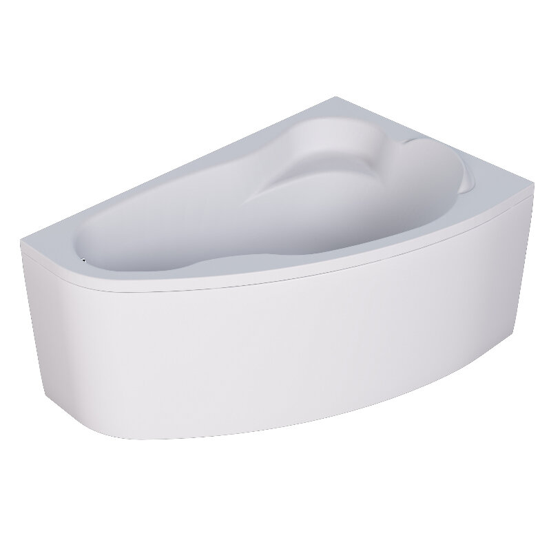 Изображение товара Акриловая ванна 1MarKa Lil 140x90 см угловая без гидромассажа, белая