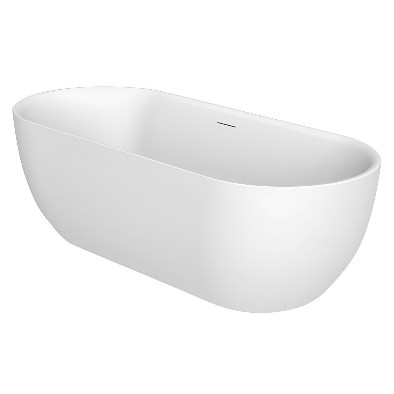 Изображение товара Ванна акриловая BelBagno BB417-1900-800 190x80 см современная овальная