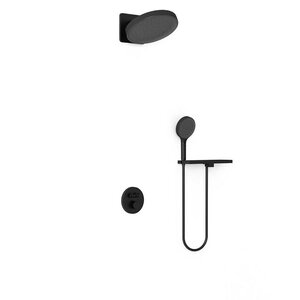 Изображение товара Душевая система Vincea Inspire VSFW-3I22MT3RMB, термостатическая, цвет черный матовый