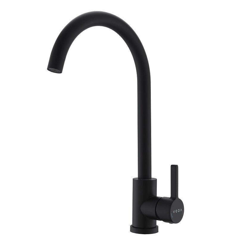 Изображение товара Смеситель Voda K 55B для кухонной мойки, цвет черный