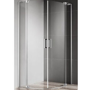 Изображение товара Душевой уголок Cezares Slider-R-2-80/90-C-Cr, 90 x 90 см, стекло прозрачное, профиль хром